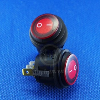 KAN-B2-25P 12V Công tắc Rocker Tròn Chống nước KAN-B2-25P 12V Công tắc Rocker Tròn Chống nước