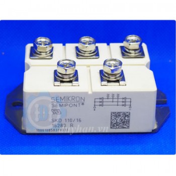 SKD 110/16 -Semikron - Mô-đun chỉnh lưu cầu 3 pha SKD 110/16 -Semikron - Mô-đun chỉnh lưu cầu 3 pha